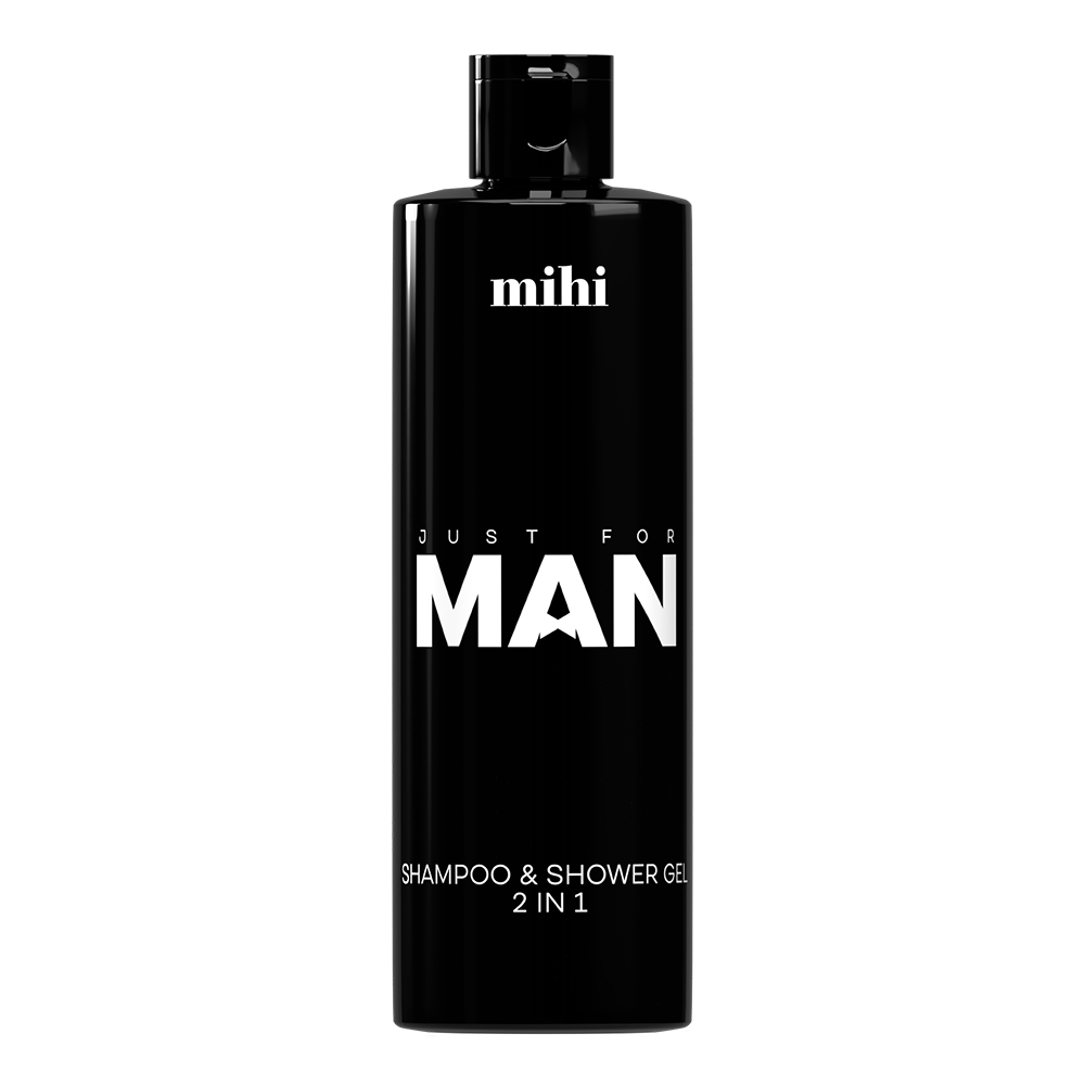 070101 Just for MAN. Szampon & Żel pod prysznic 2 w 1