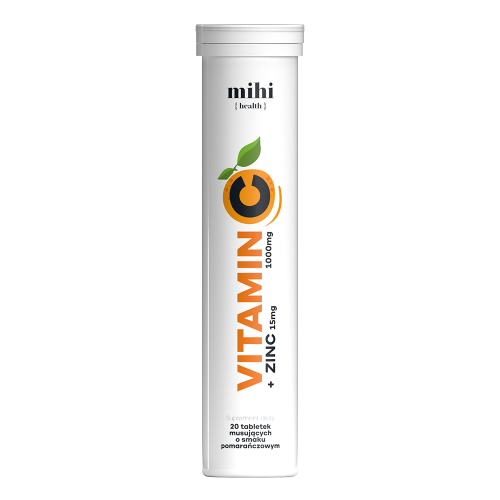 100216 Vitamins. Witamina C 1000mg + Cynk 15mg